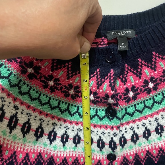 Talbots Cardigan Sweater in Size Petite, EUC - Picture 11 of 12